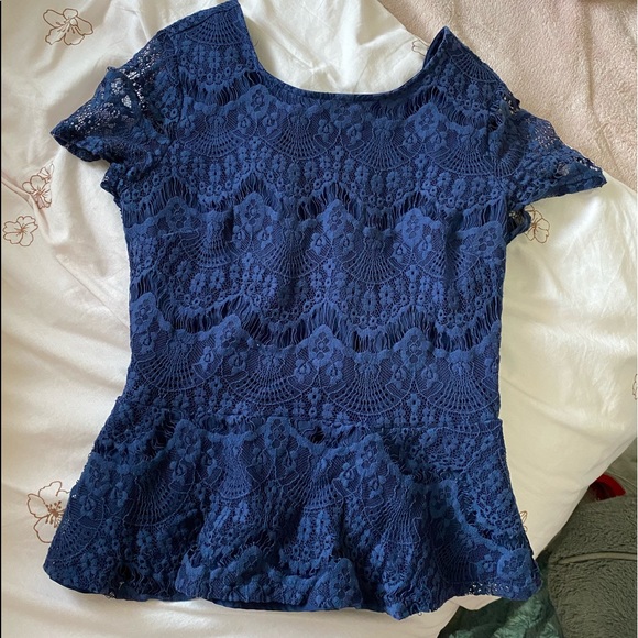 forever 21 Contemporary peplum top - Picture 1 of 4